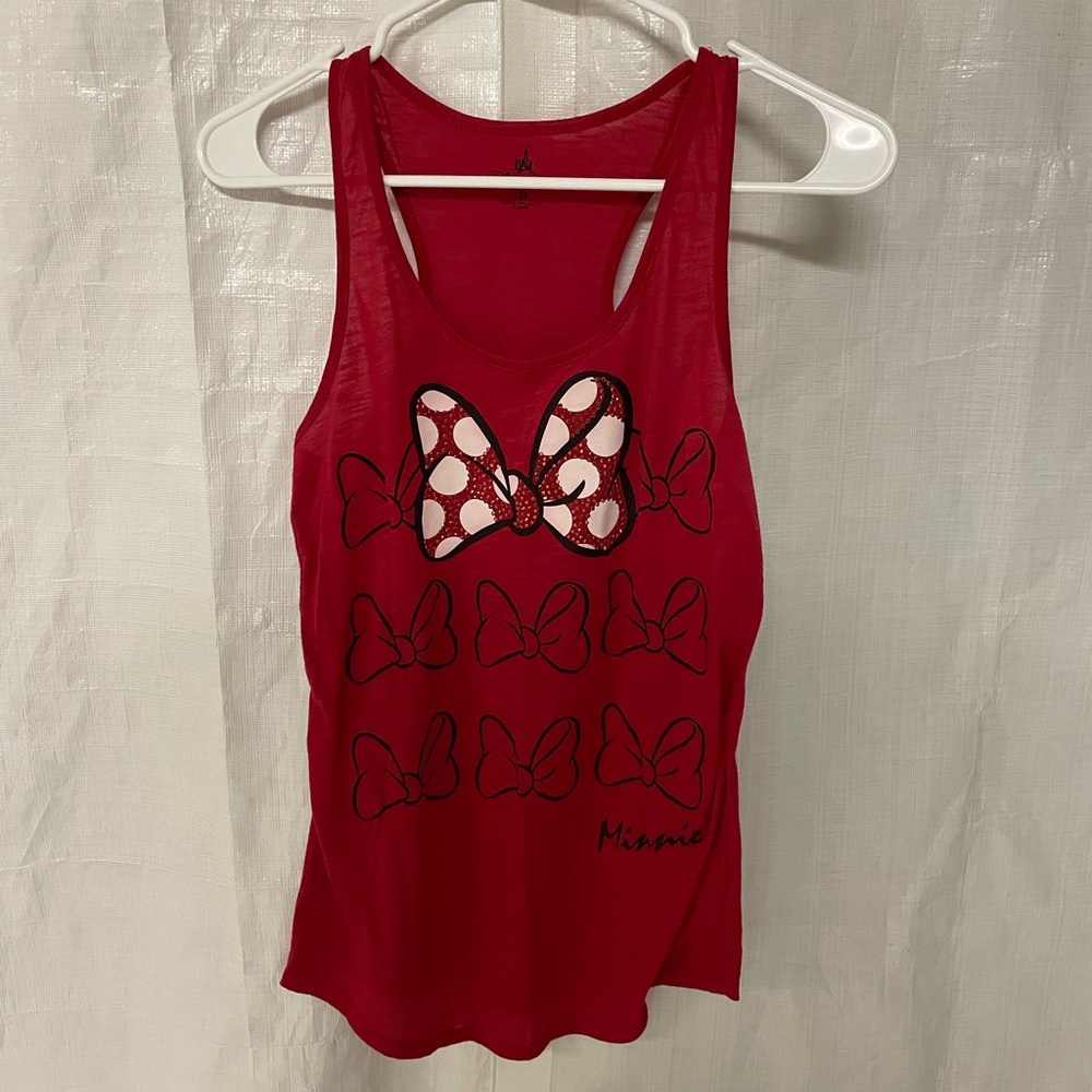 Minnie Mouse bow tank top